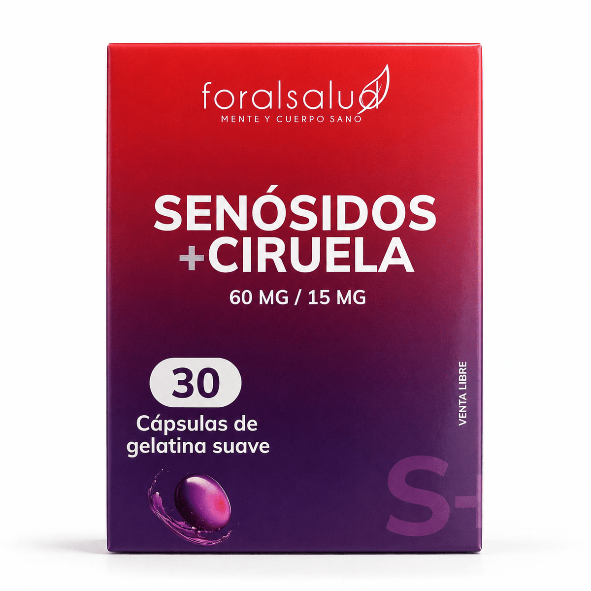 Laxante Senosidos + Ciruela 30 capsulas gel - anacate