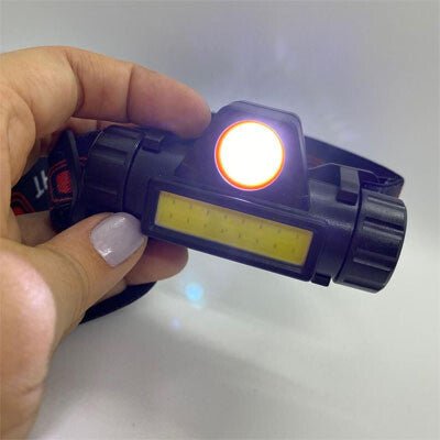 Linterna LEDx2 recargable de cabeza - anacate