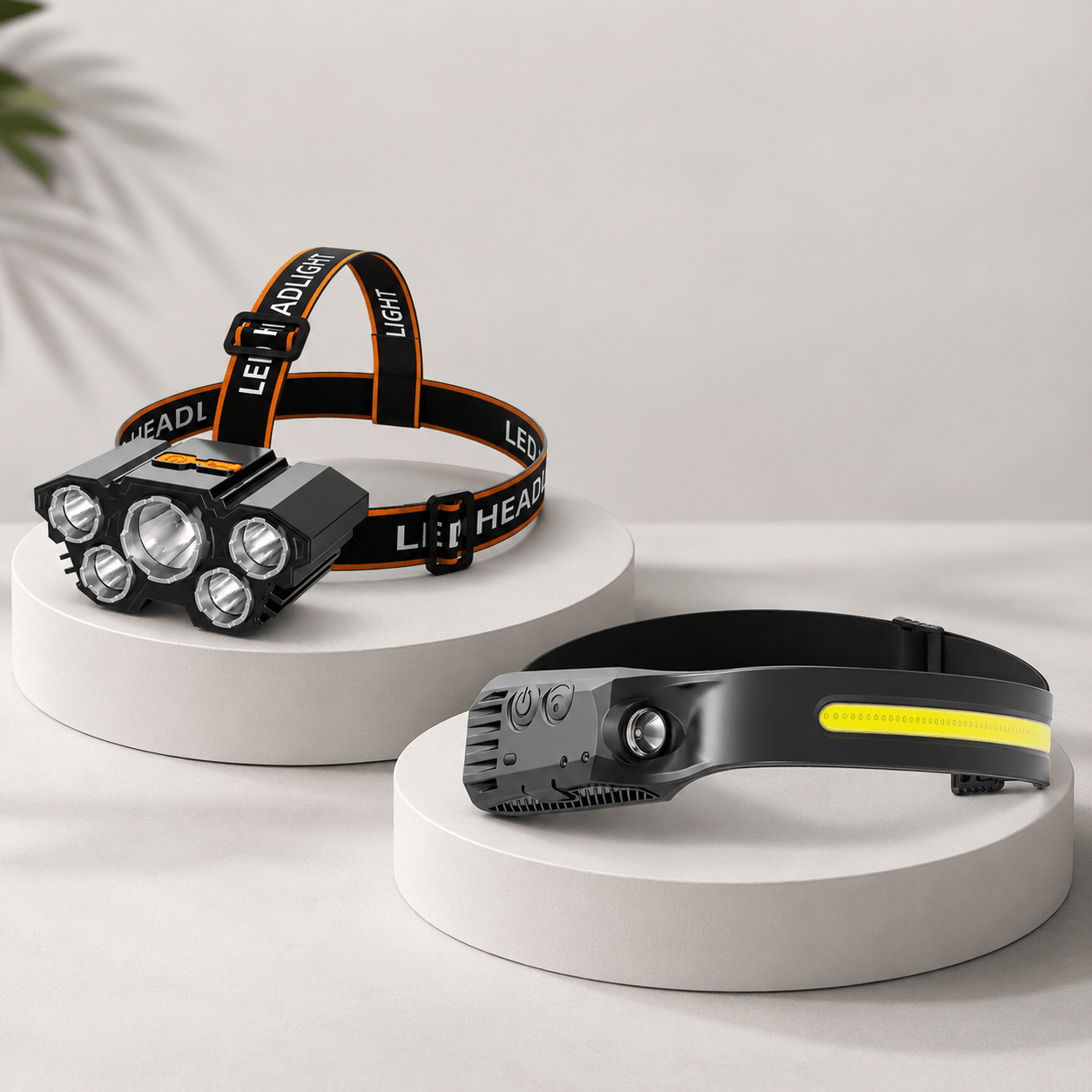 Linterna recargable de cabeza LED - anacate