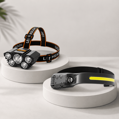 Linterna recargable de cabeza LED - anacate