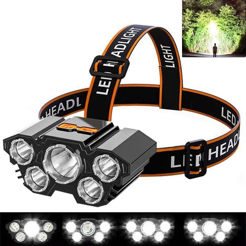 Linterna recargable de cabeza LED - anacate