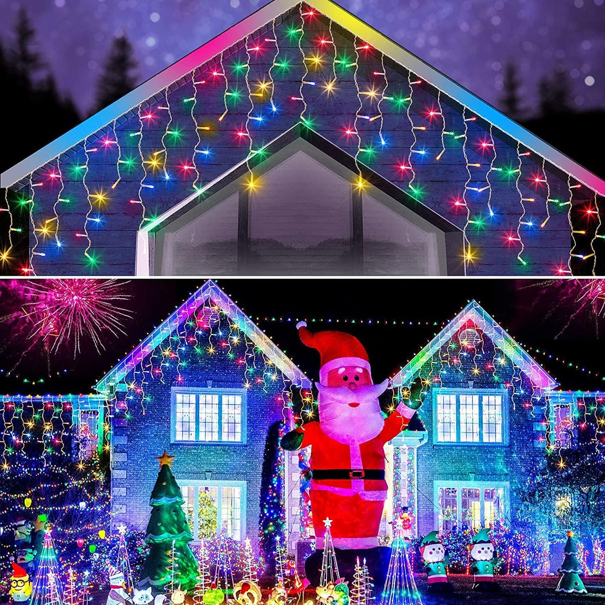 Luces LED cascada colores 10 metros - anacate