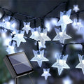 Luces LED de estrellas solares 6mts blancas - anacate