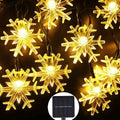 Luces LED solares 6 metros amarillas - anacate