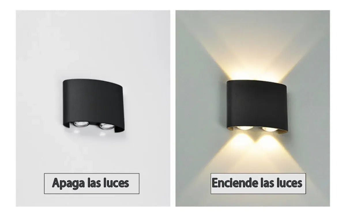Luz solar LED para pared blanca - anacate