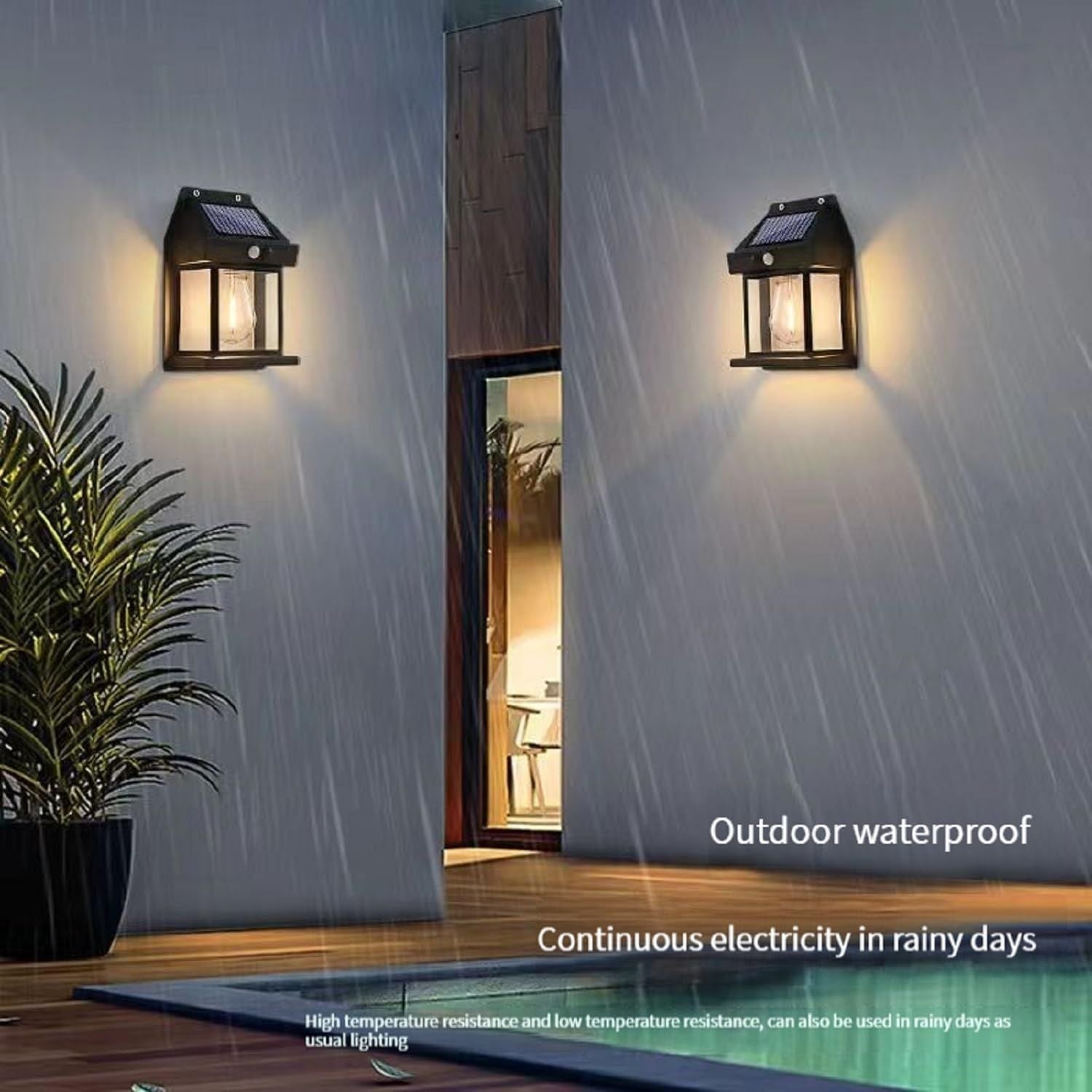 Luz solar para exterior - anacate