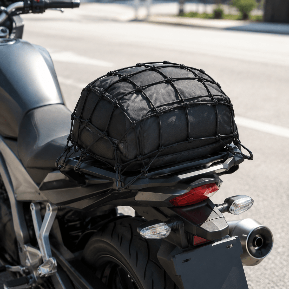 Malla elastica para moto con ganchos de metal - anacate