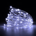 Luces LED alambre 10 metros blancas