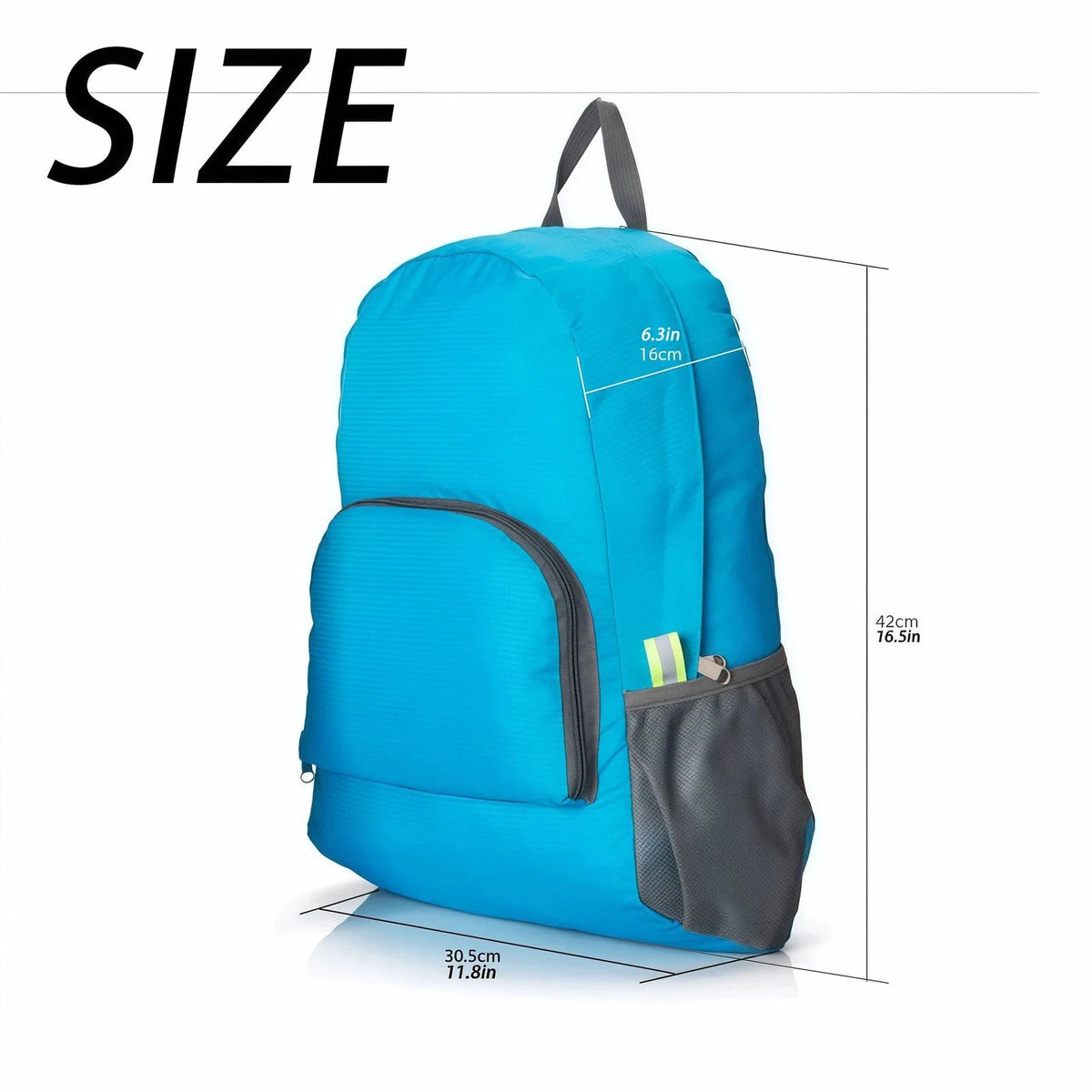 Mochila plegable de lona - anacate