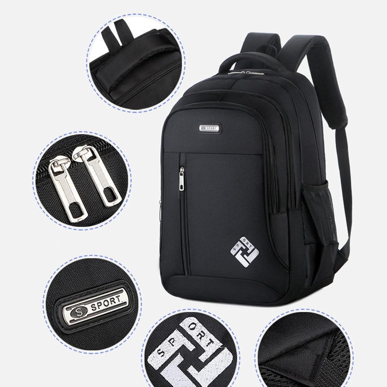 Mochila sport USB de 16" - anacate