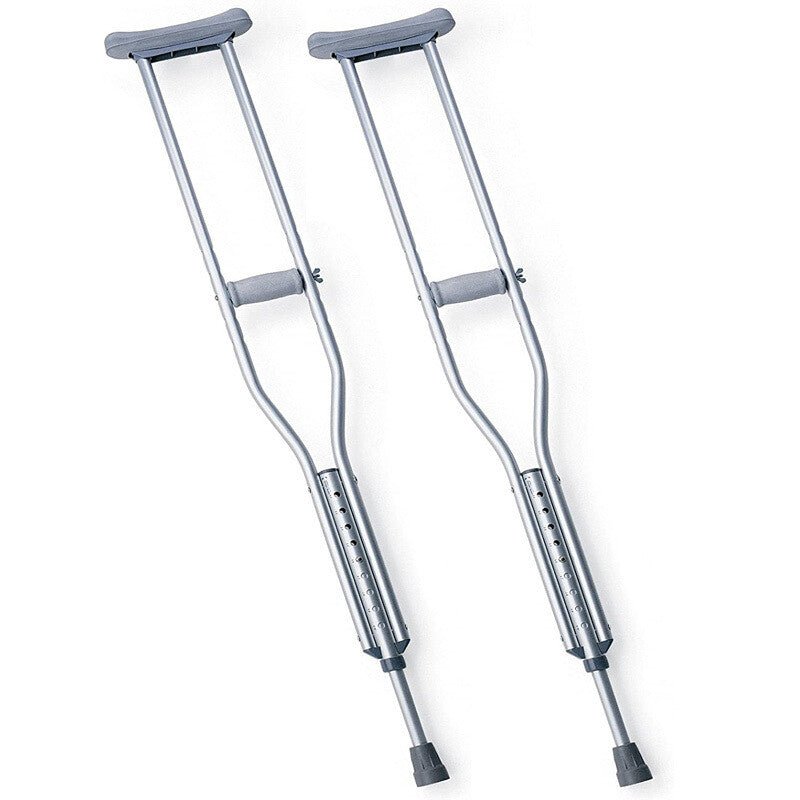 Muletas ajustables de aluminio 1 par - anacate