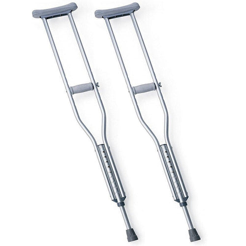 Muletas ajustables de aluminio 1 par - anacate