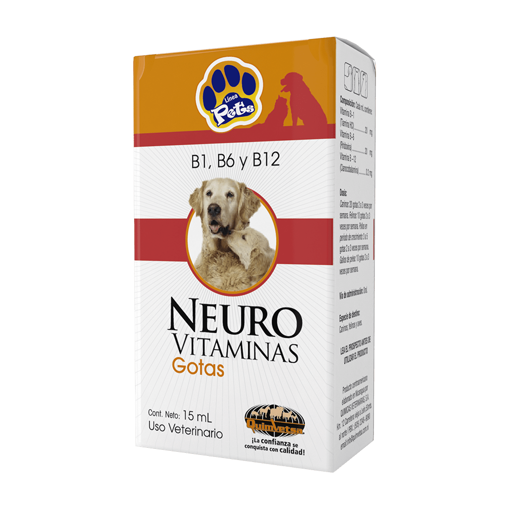 Neuro vitaminas para perros y gatos 15ml - anacate