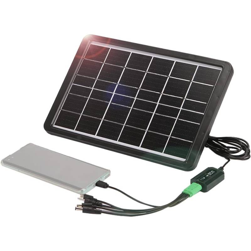 Panel para cargar celular + 4 cables - anacate