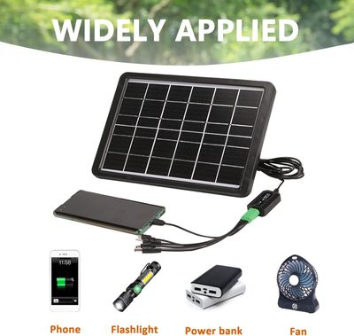 Panel para cargar celular + 4 cables - anacate