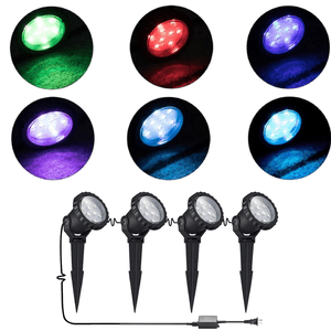 Reflectores LED programables 4 unidades - anacate