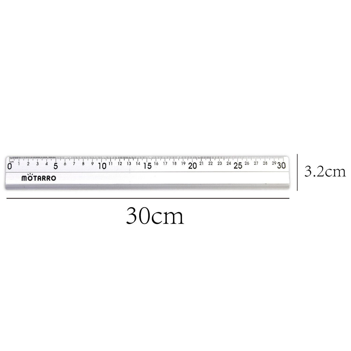 Regla de aluminio de 30cm - anacate