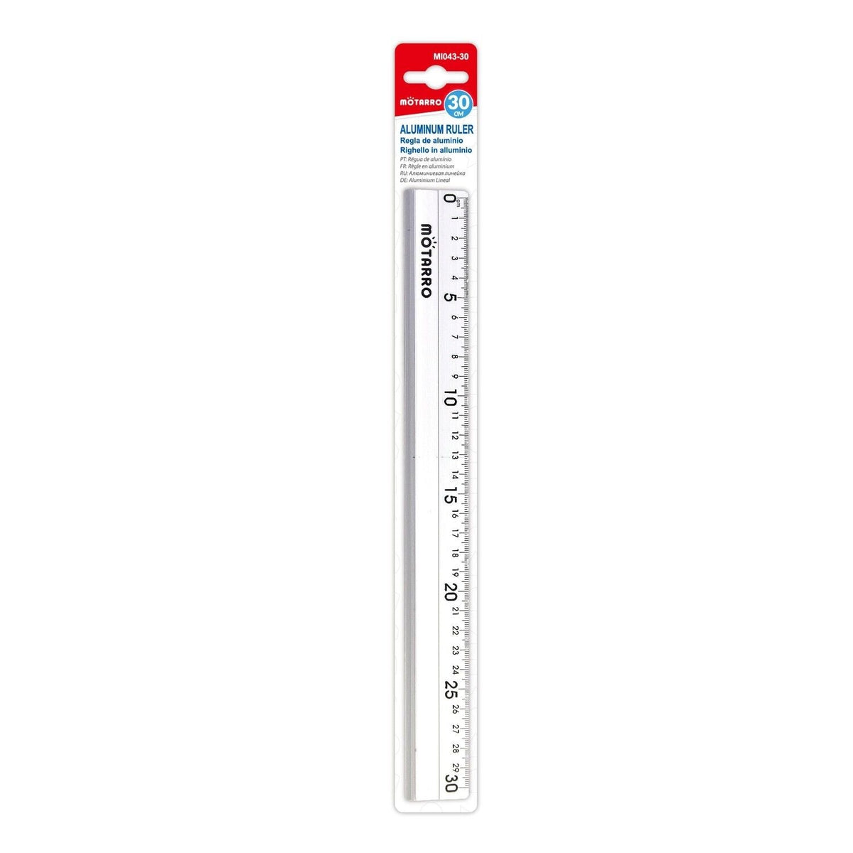 Regla de aluminio de 30cm - anacate