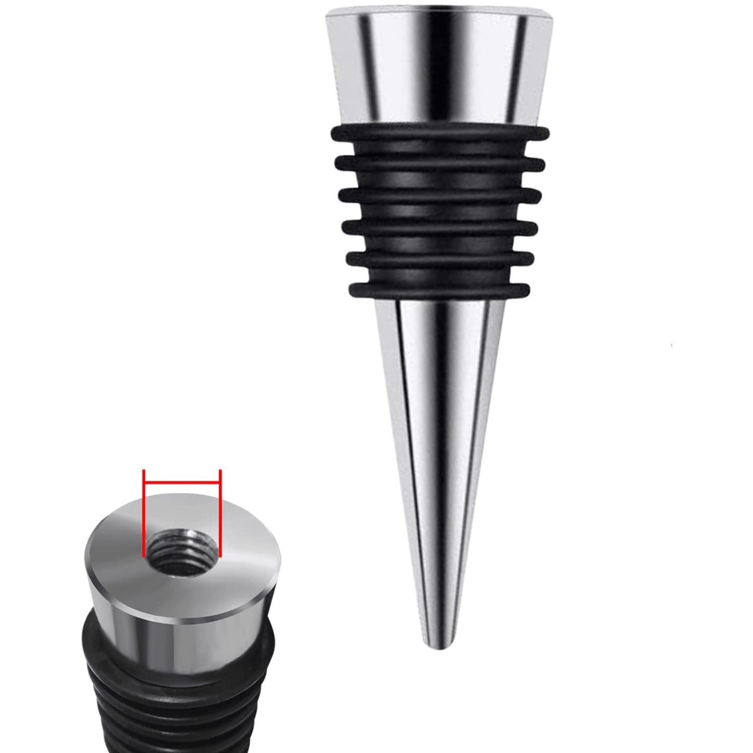 Set de 2 tapones para botella de vino - anacate