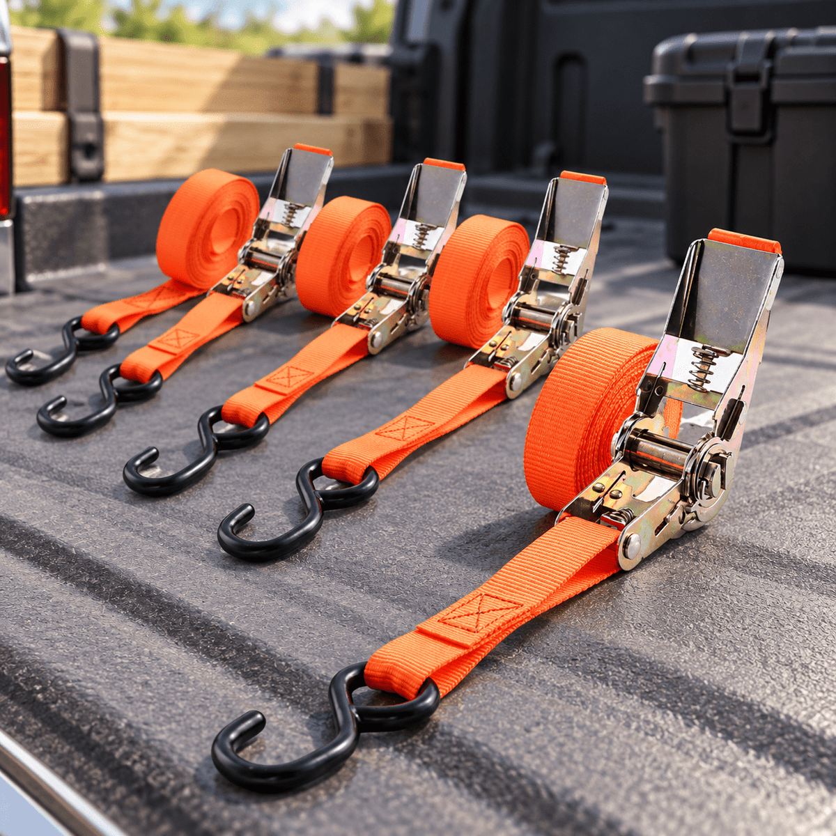 Set de 4 correas con tensor - anacate