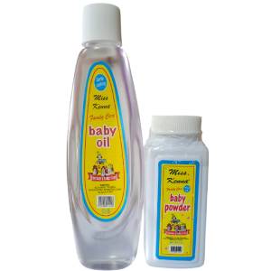 Set de aceite y talco para bebe - anacate