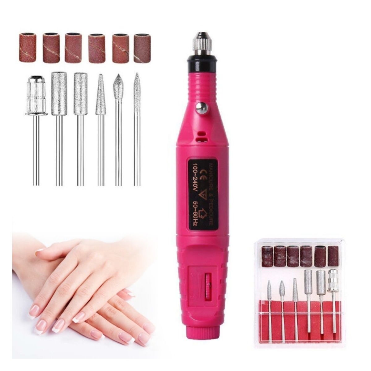 Set de barreno para uñas - anacate
