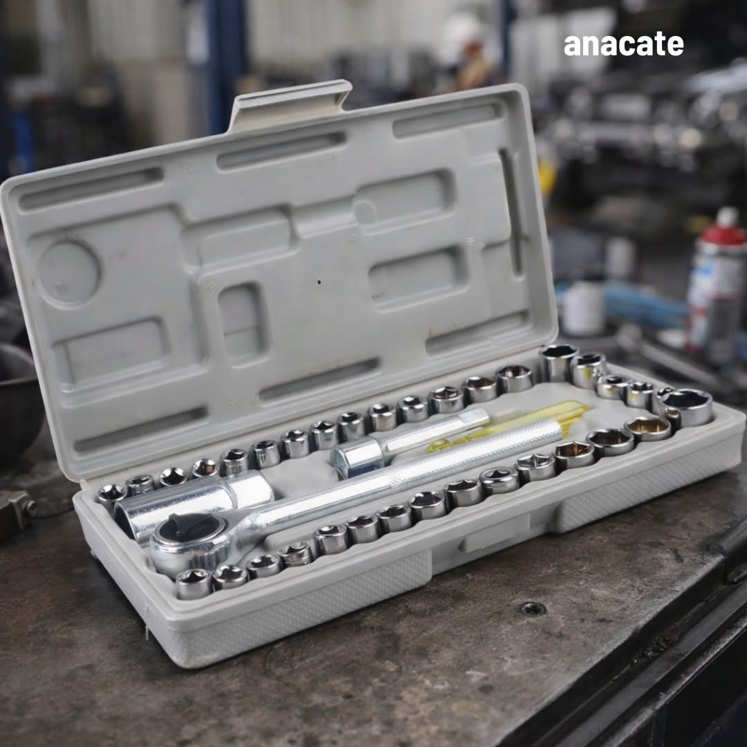 Set de desarmadores y copas 40 piezas - anacate