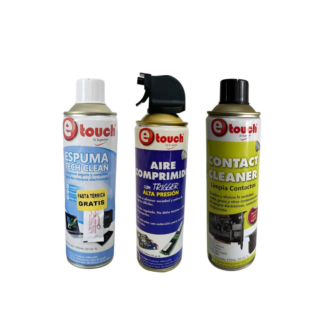 Spray combo: espuma+limpia contacto+aire - anacate