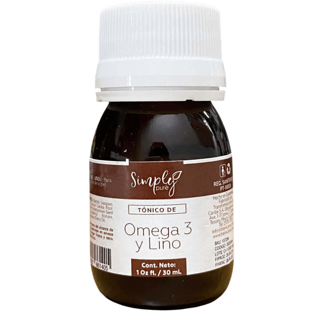Tonico de omega 3 y lino 1oz - anacate