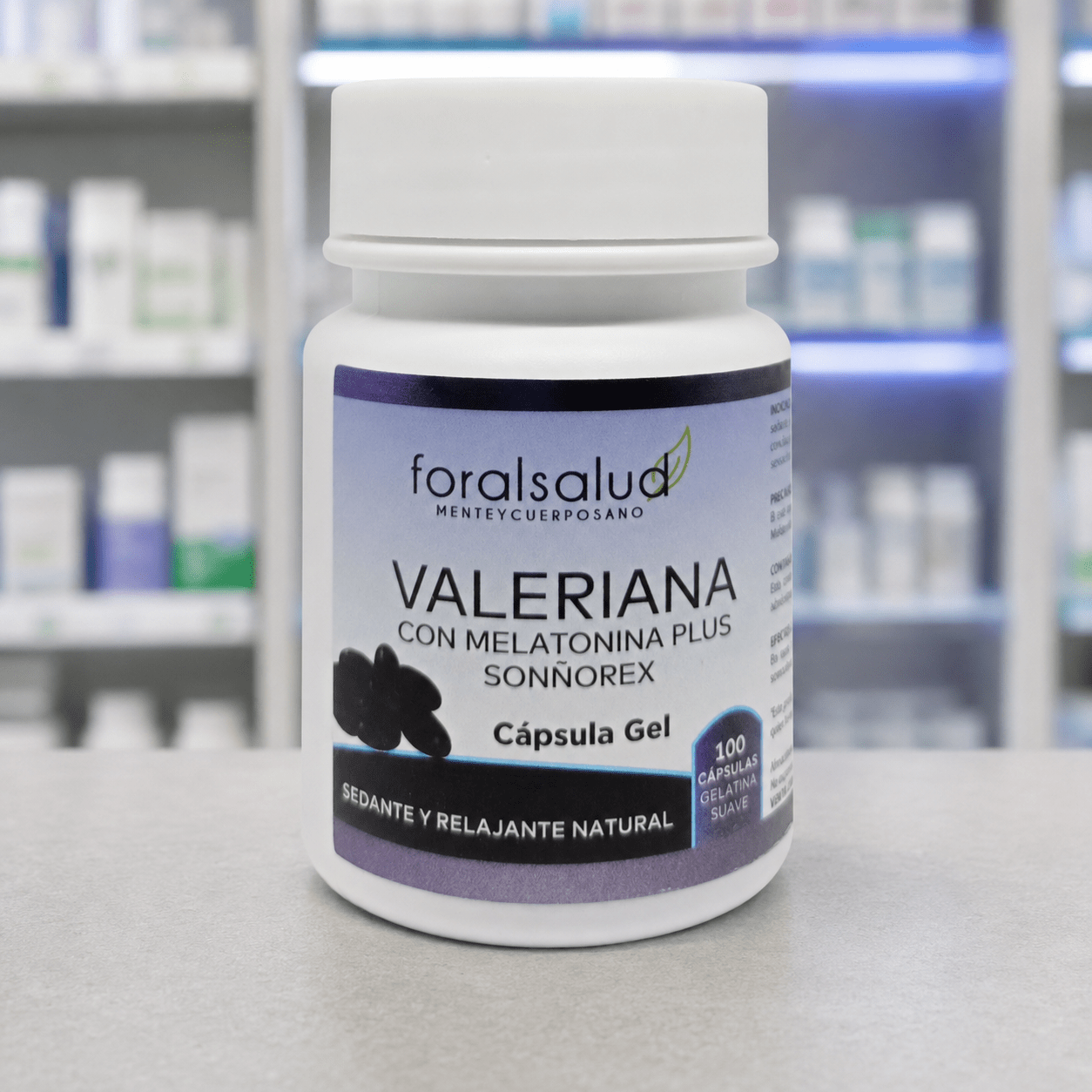 Valeriana con melatonina 100 gel - anacate