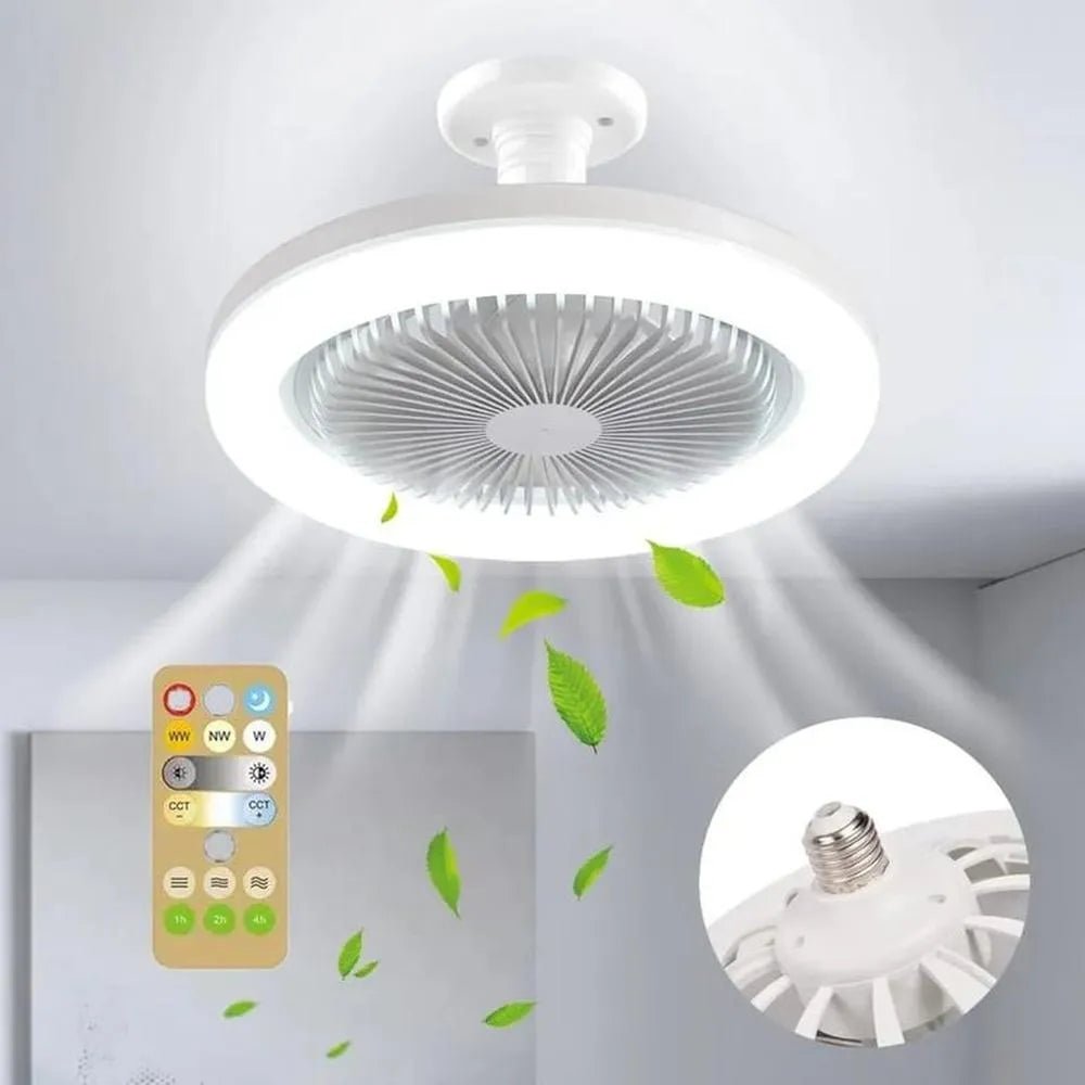 Ventilador con bombilla LED - anacate