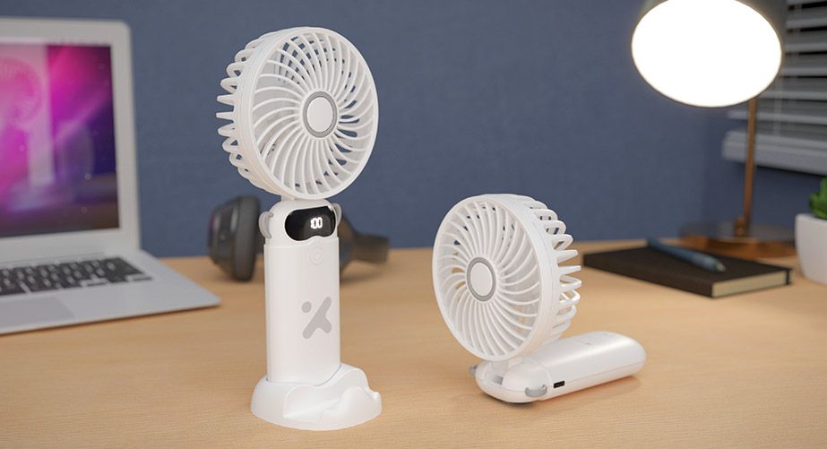 Ventilador recargable con 6 velocidades - anacate