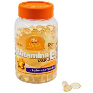 Vitamina E 1000UI 100 capsulas - anacate