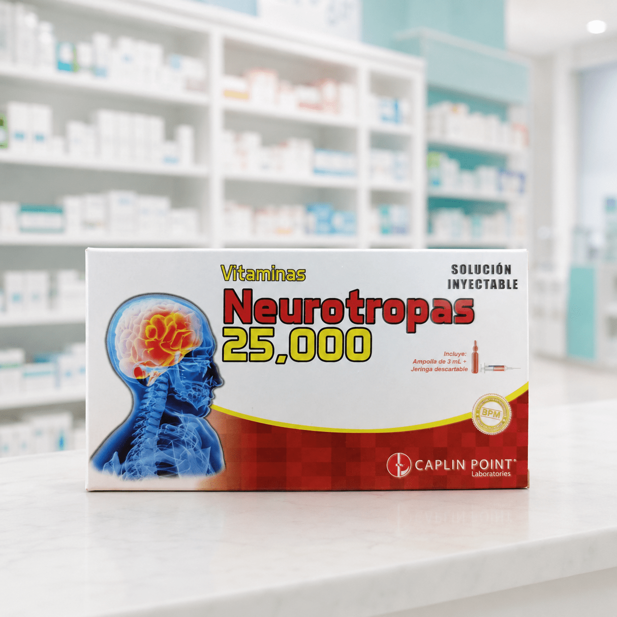 Vitaminas neurotropas 3ml ampolla + jeringa - anacate